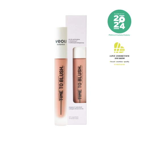 Róż do policzków z witaminą C i roślinnym kolagenem TIME TO BLUSH