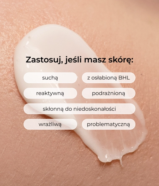 Calming night mask that supports the microbiome with 2% urea, 2% hemp oil, fermented camellia oil and 0.8% prebiotics and probiotics SILENT RECOVERY EXPERT