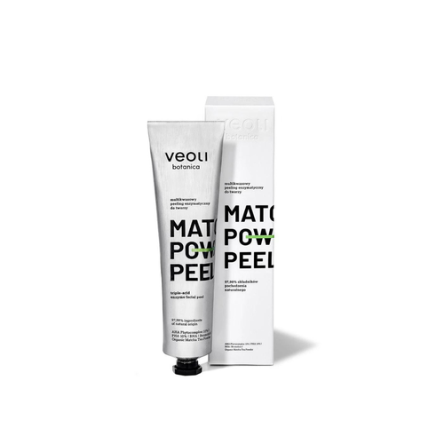 Peeling enzymatyczny z kompleksem kwasów AHA Phytocomplex 10%, PHA 10%, BHA - MATCHA POWER PEEL