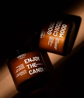 Vegan massage candle with 40% Shea Butter and Plum Seed Oil ENJOY THE CANDLENESS