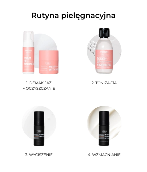 Nourishing and strengthening cream for couperose skin with wild indigo extract 2%, mexican mint extract 2% and centella asiatica leaf extract 2% INTENSE REDNESS DEFENSE