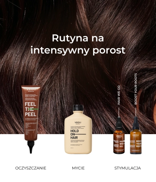 Stymulująco-rozgrzewająca wcierka wodna do skalpu z 3% Baicapil™, 2% komórek macierzystych jabłka i 2% ekstraktu z palmy sabałowej BOOST YOUR ROOTS