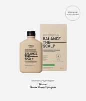 Purifying and regulating shampoo for seborrheic scalp with 0.5% Defenscalp™, 1.4% glycolic acid, 1% colloidal sulfur, and melatonin BALANCE THE SCALP