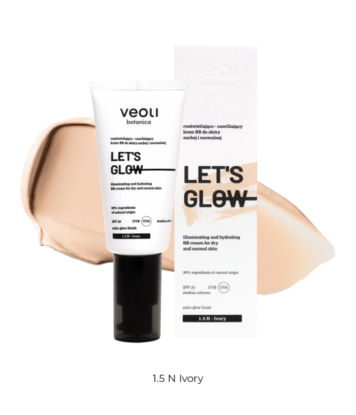 Illuminating and hydrating BB cream for dry and normal skin LET’S GLOW
