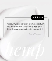 Regenerating, rich hand cream with hemp oil 2,5% and ceramide NP HAND ME HEMP
