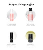Kojąco-wzmacniający lekki krem na naczynka ze stabilną witaminą C 2%, ekstraktem z dzikiego indygo 1% i ekstraktem z liści wąkroty azjatyckiej 1% REDNESS HARMONY
