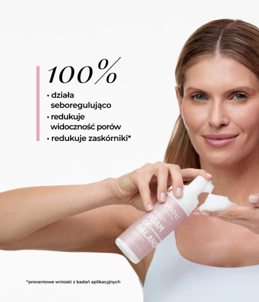 Seboregulating facial cleansing foam FOAM OF BALANCE