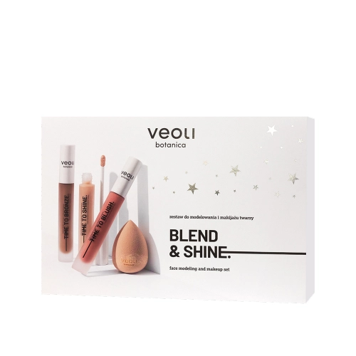 Face modeling and makeup set BLEND & SHINE