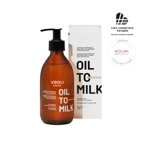 Moisturizing-transforming cleansing oil with 2% ginger extract and vitamin E OIL TO MILK
