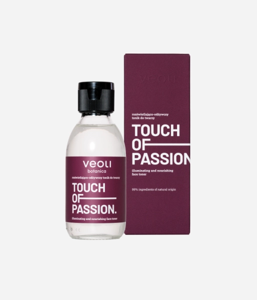 Illuminating and nourishing face toner TOUCH OF PASSION