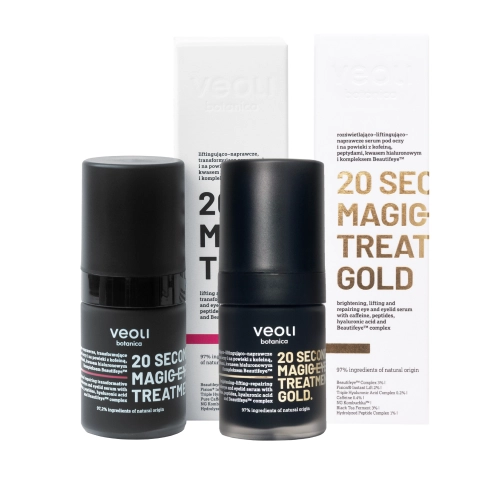 A brightening, lifting, and repairing set that improves your appearance in just 20 seconds