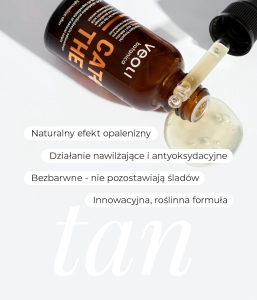 Bronzing drops for the face,  neck and decolletage with  hyaluronic acid and peach  blossom extract CATCH THE SUN