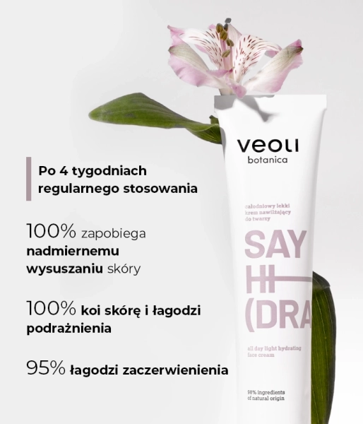All day light hydrating face cream SAY HI(DRATION)