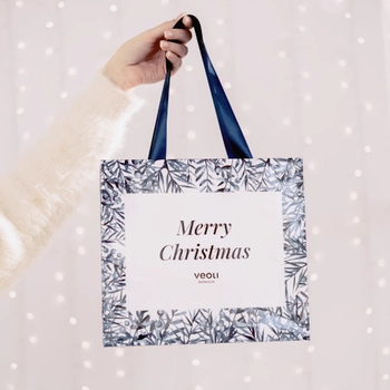 Świąteczna torba prezentowa – Merry Christmas by Veoli Botanica