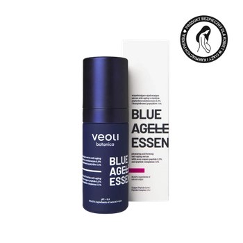 Wypełniająco-ujędrniające serum anti-aging z czystym peptydem miedziowym 0,5% i kompleksami peptydów 11% BLUE AGELESS ESSENCE