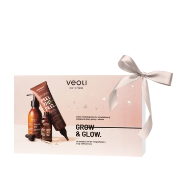 Zestaw trychologiczny do kompleksowej pielęgnacji skóry głowy i włosów GROW & GLOW