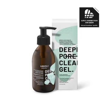 Głęboko oczyszczający żel do mycia twarzy z aktywnym ekstraktem z zielonej herbaty z EGCG, prebiotykiem z cykorii i agawy i ALPAFLOR® ALP®-SEBUM DEEPLY PORE CLEANSING GEL