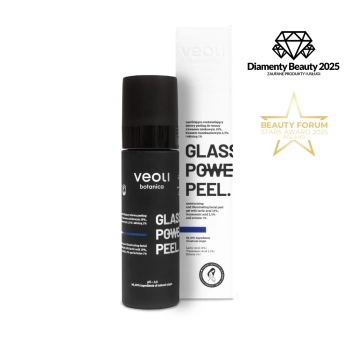 Nawilżająco-rozświetlający żelowy peeling do twarzy  z kwasem mlekowym 10%, traneksamowym 2,5% i ektoiną 1% GLASS SKIN POWER PEEL